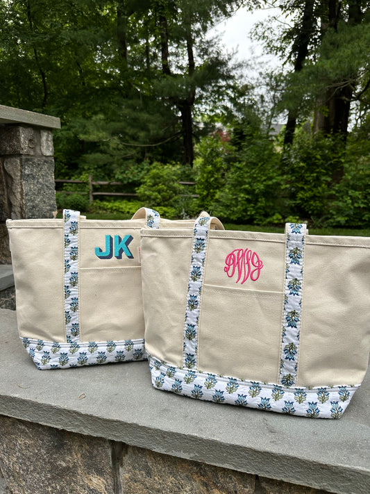 Block Print Medium Tote