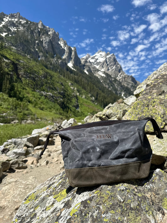 Waxed Dopp Kit