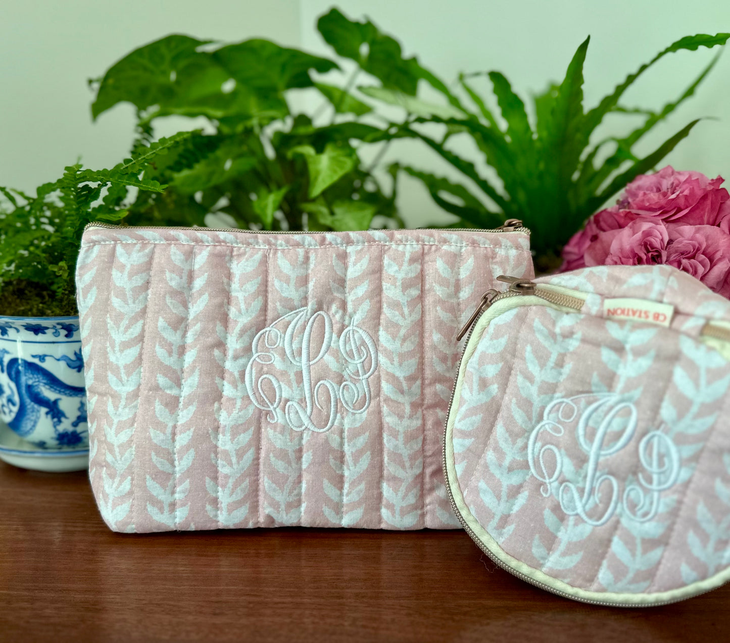 Block Print Pouch