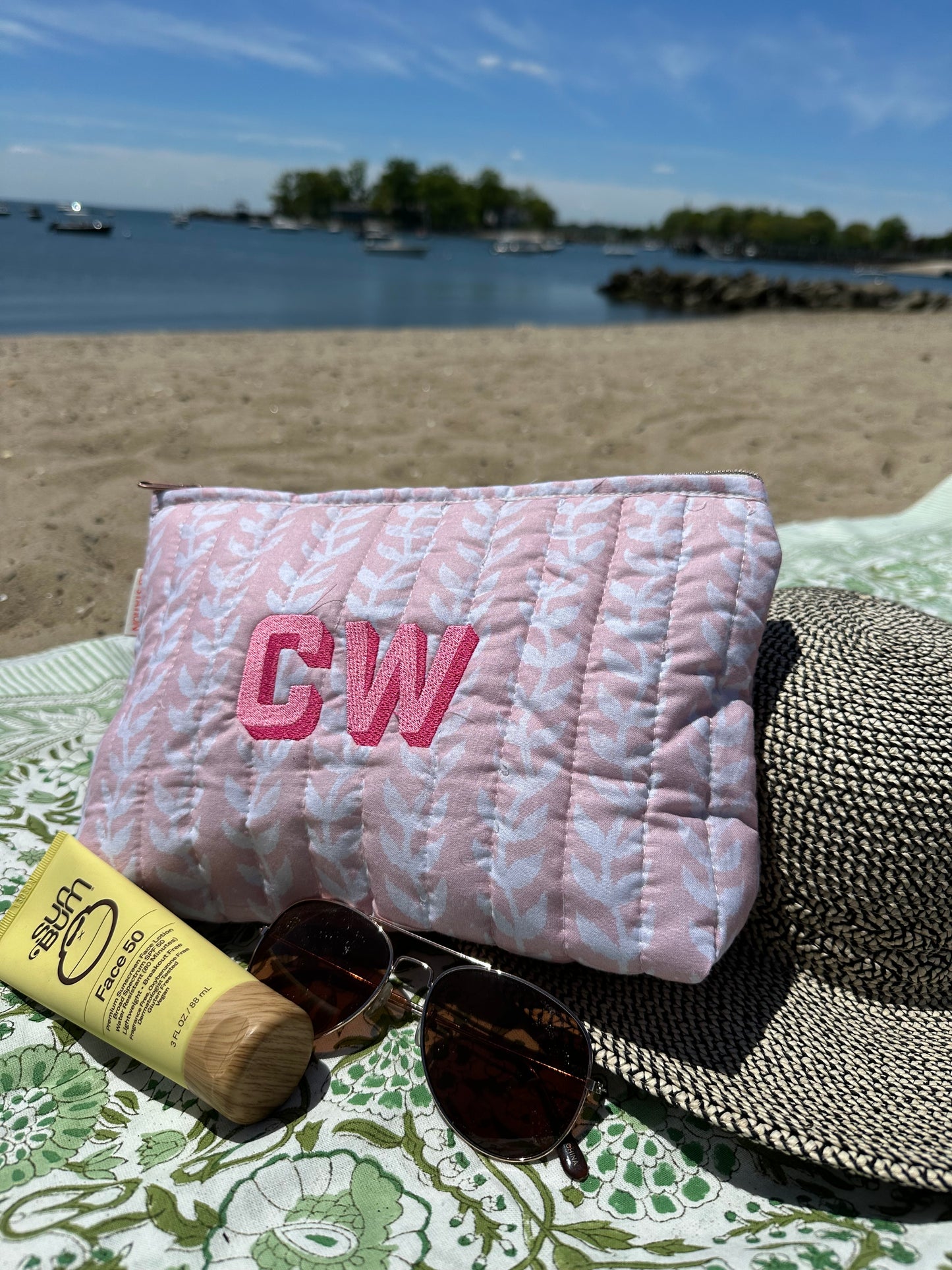 Block Print Pouch
