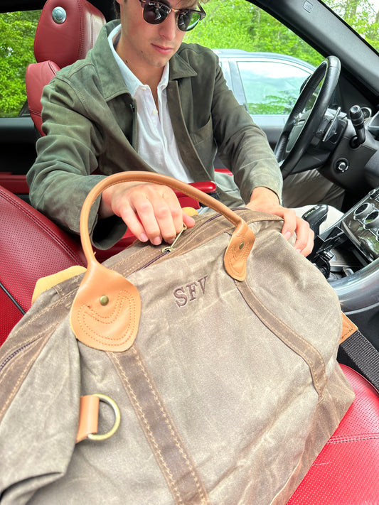 Waxed Weekender Duffle