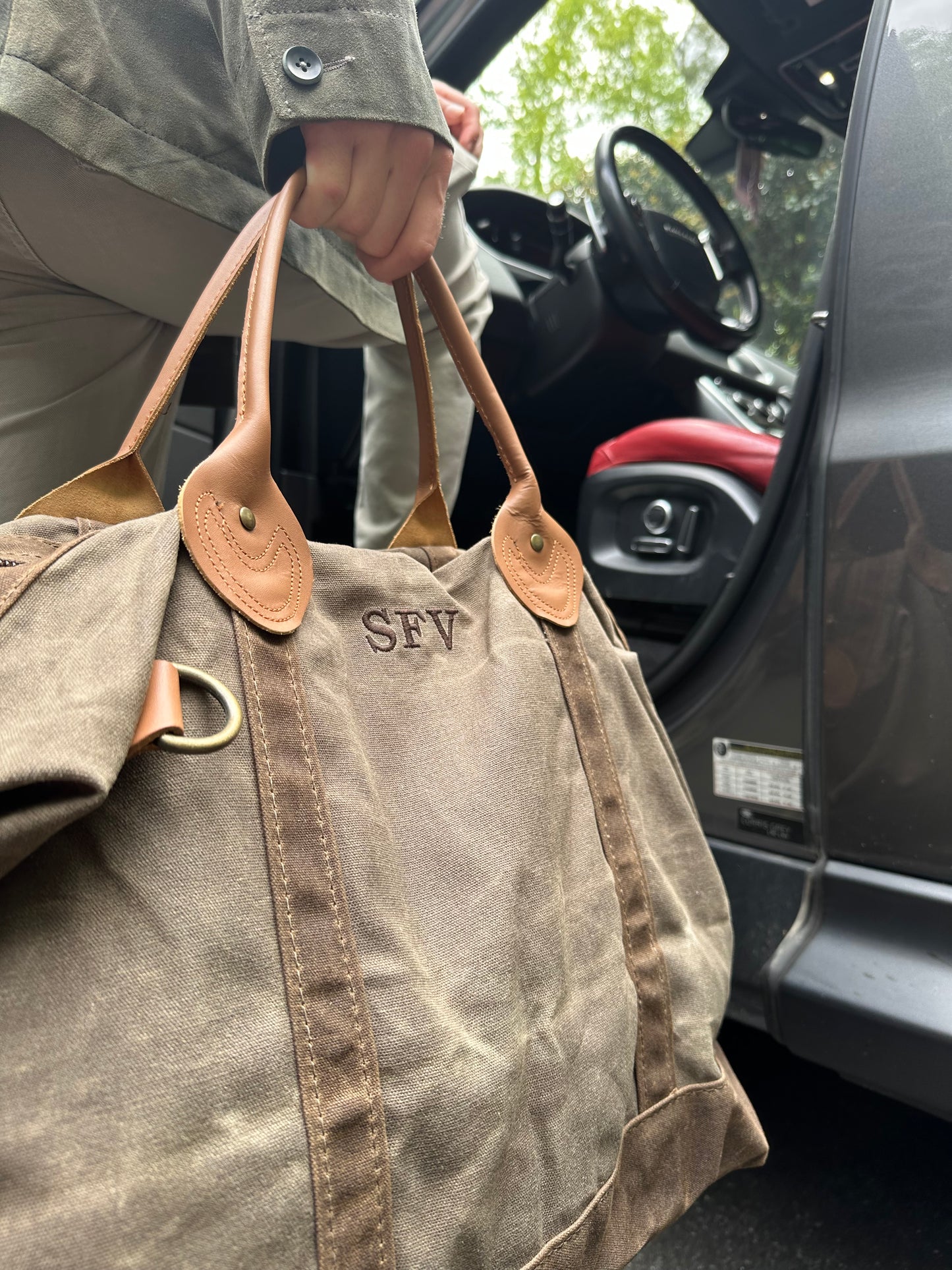 Waxed Weekender Duffle