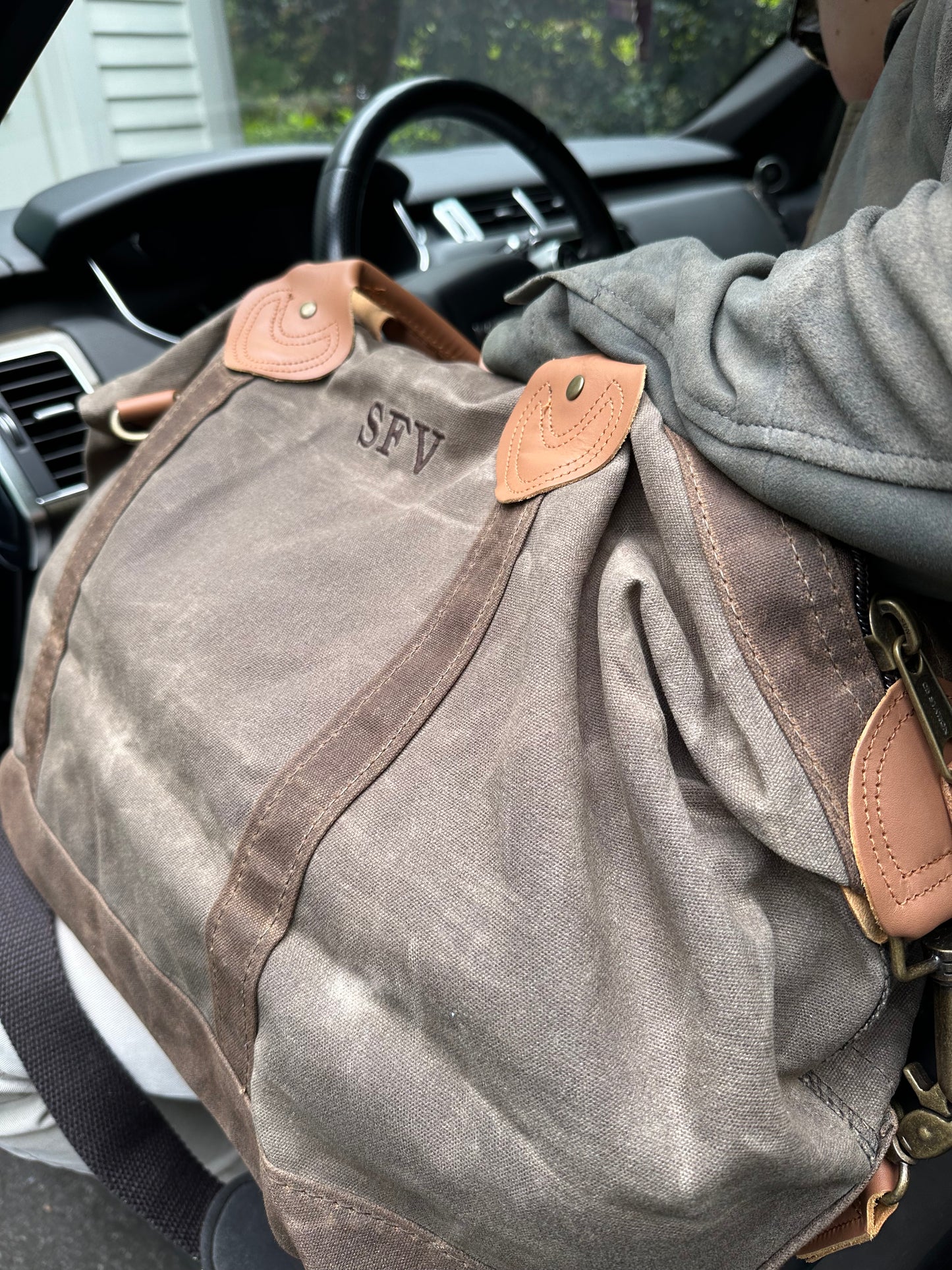 Waxed Weekender Duffle