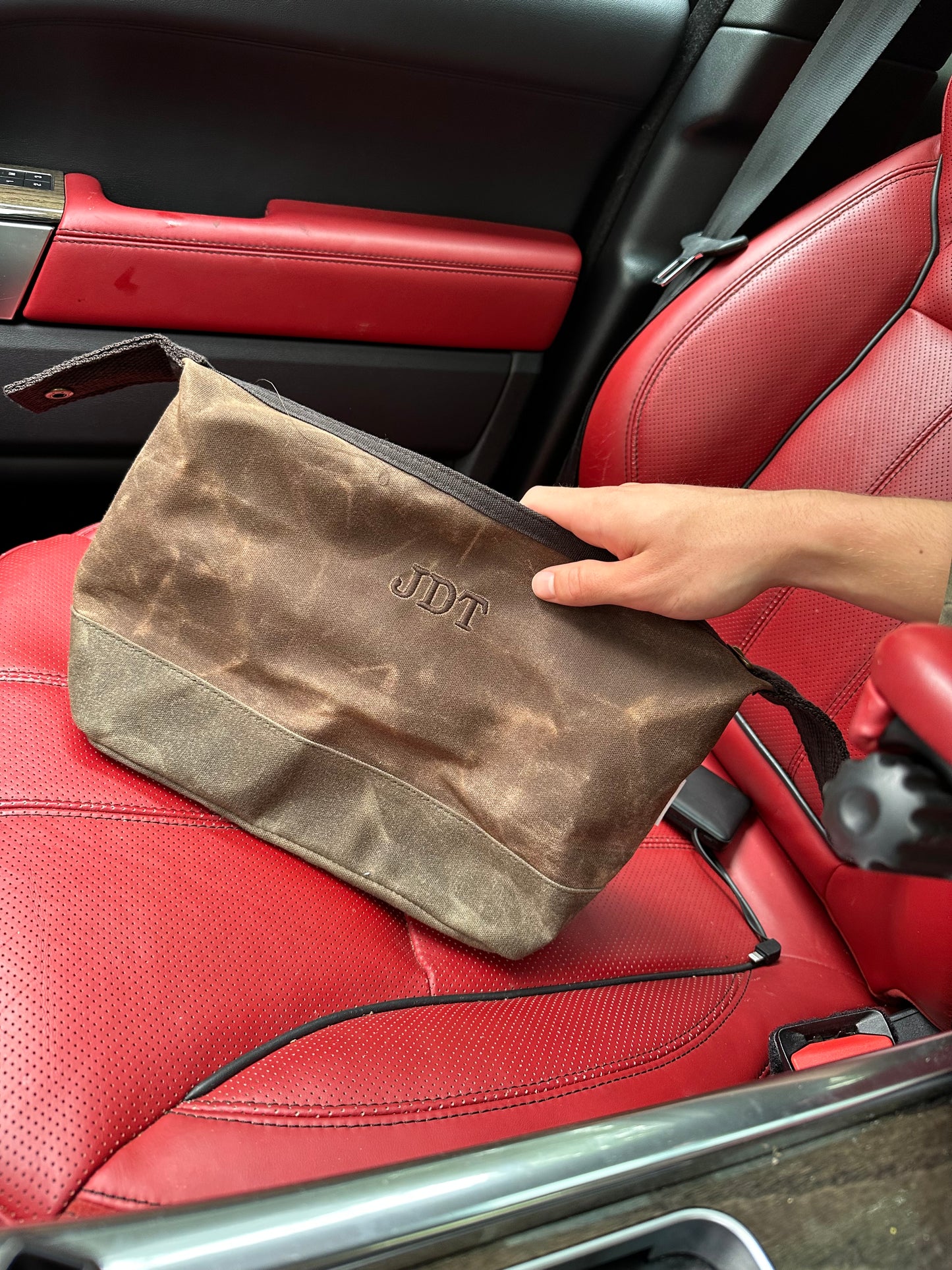 Waxed Dopp Kit