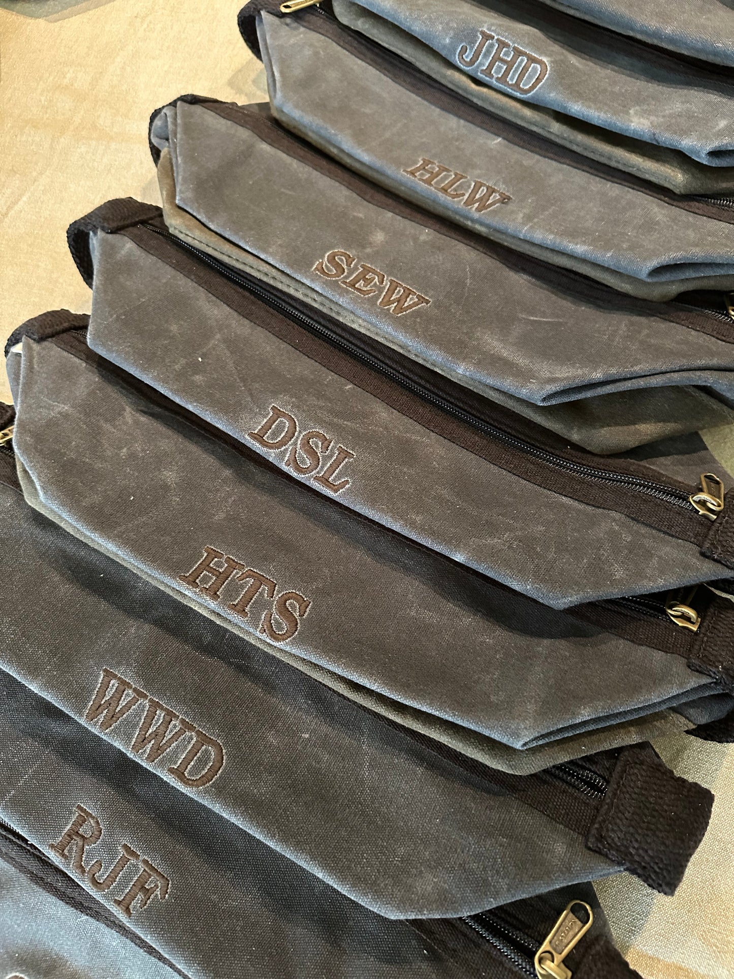 Waxed Dopp Kit