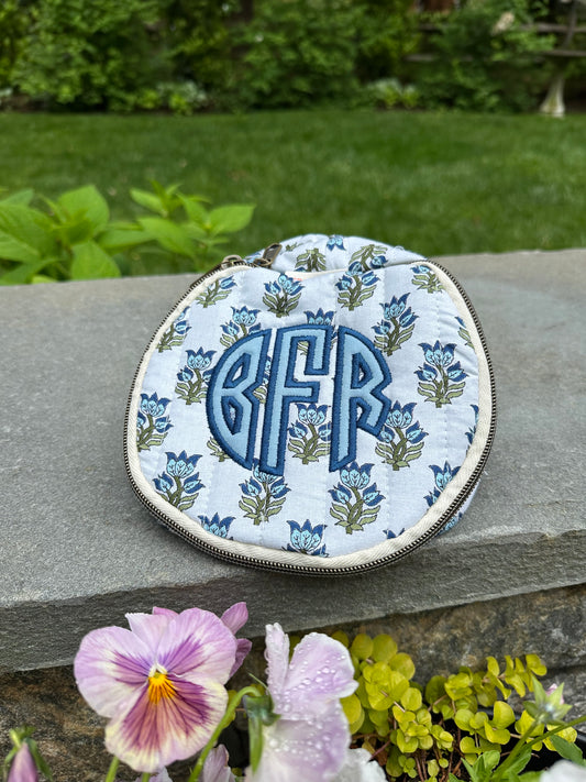 Block Print Circle Case