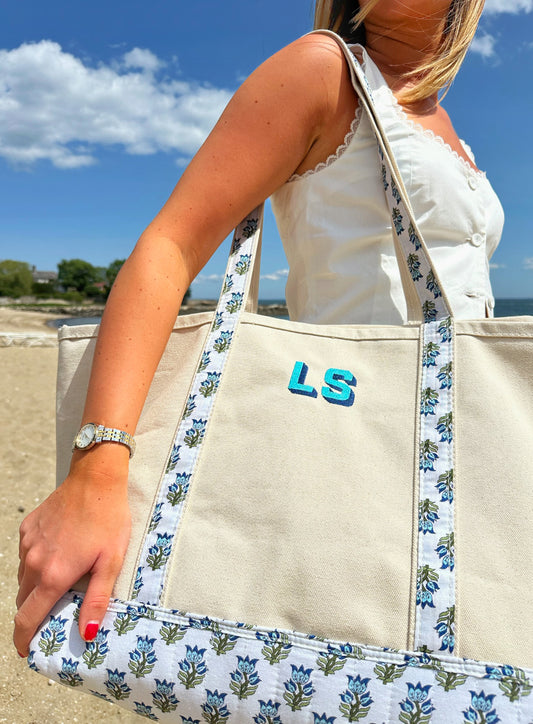 Block Print Large Classic Tote