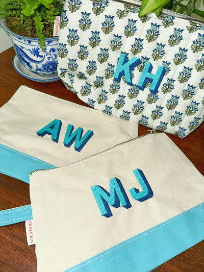 Block Print Pouch