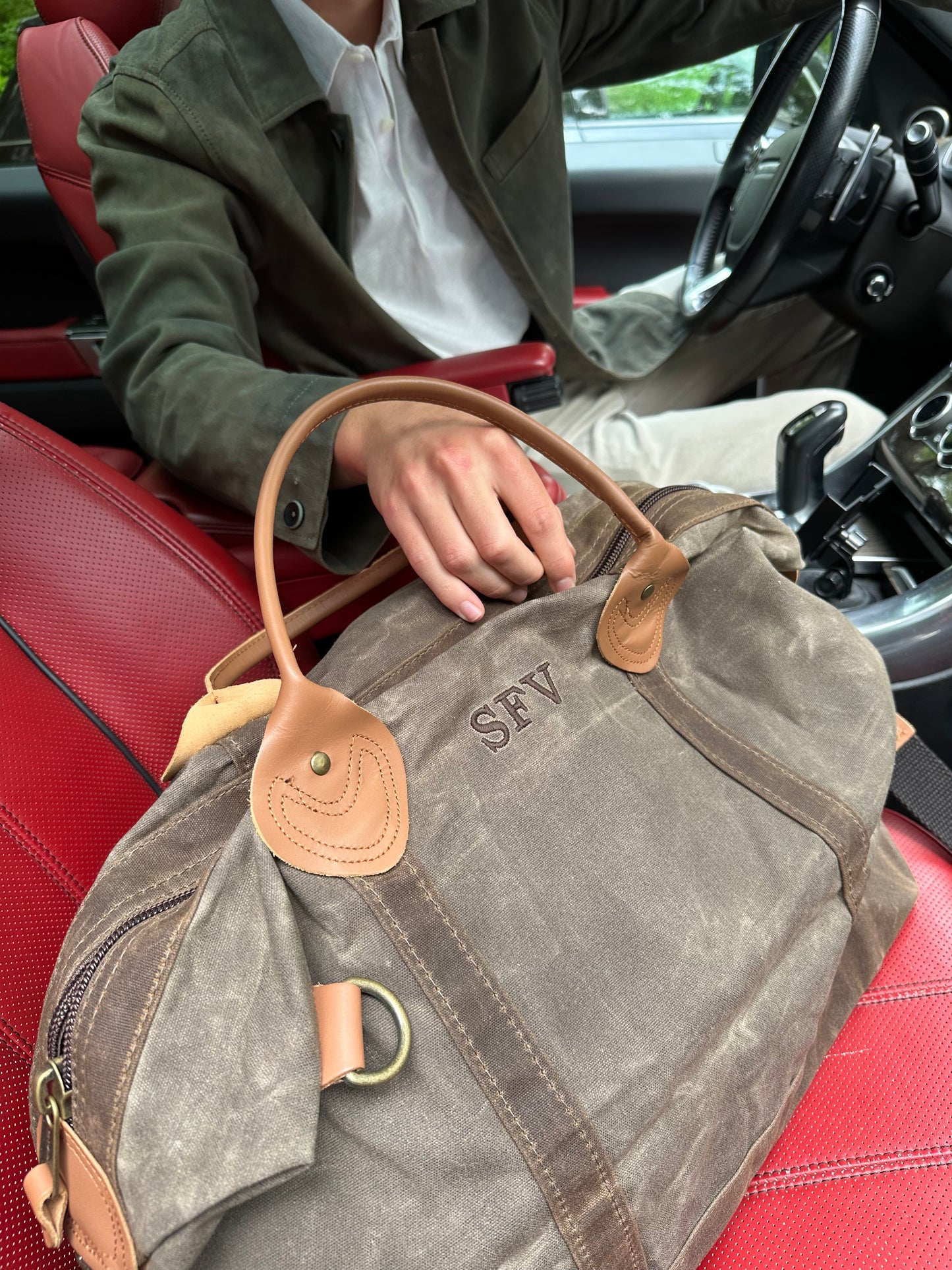 Waxed Weekender Duffle