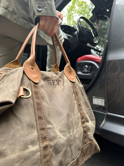 Waxed Weekender Duffle